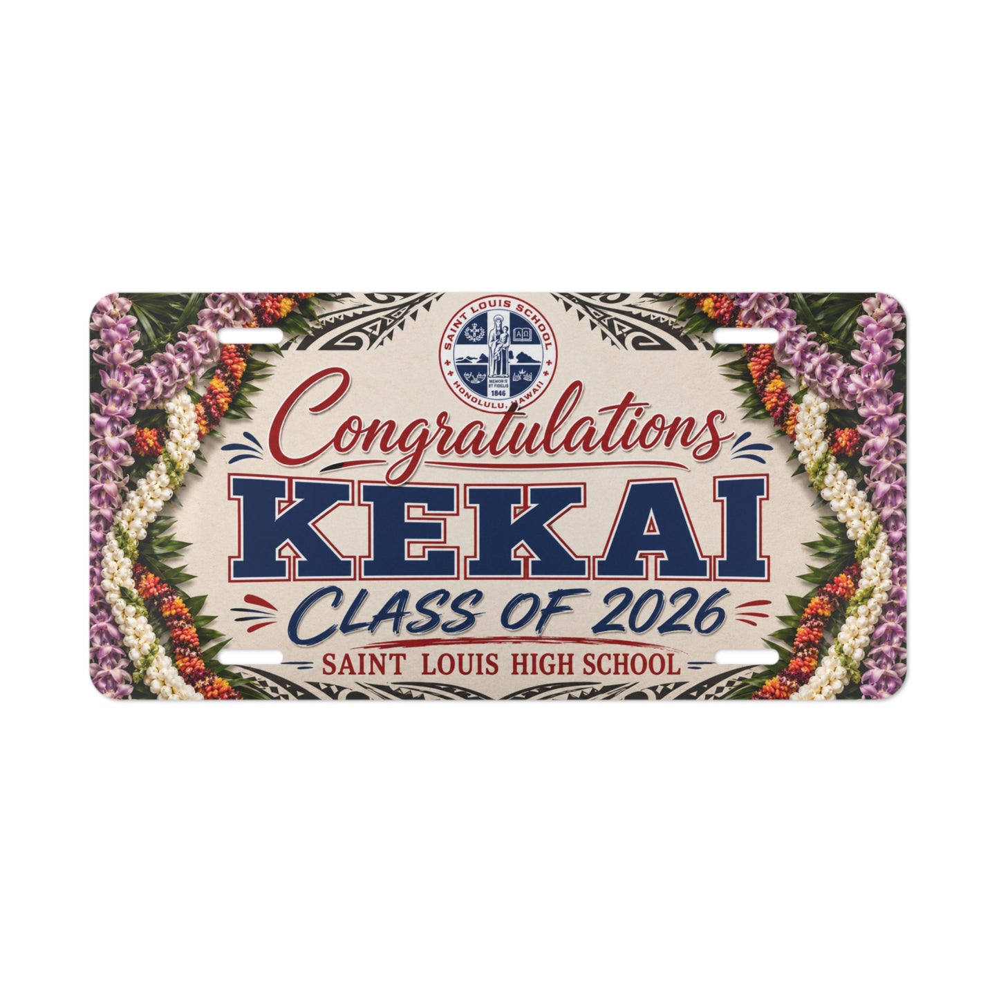 Customized License Plate for Kekai 1