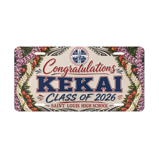 Customized License Plate for Kekai 1