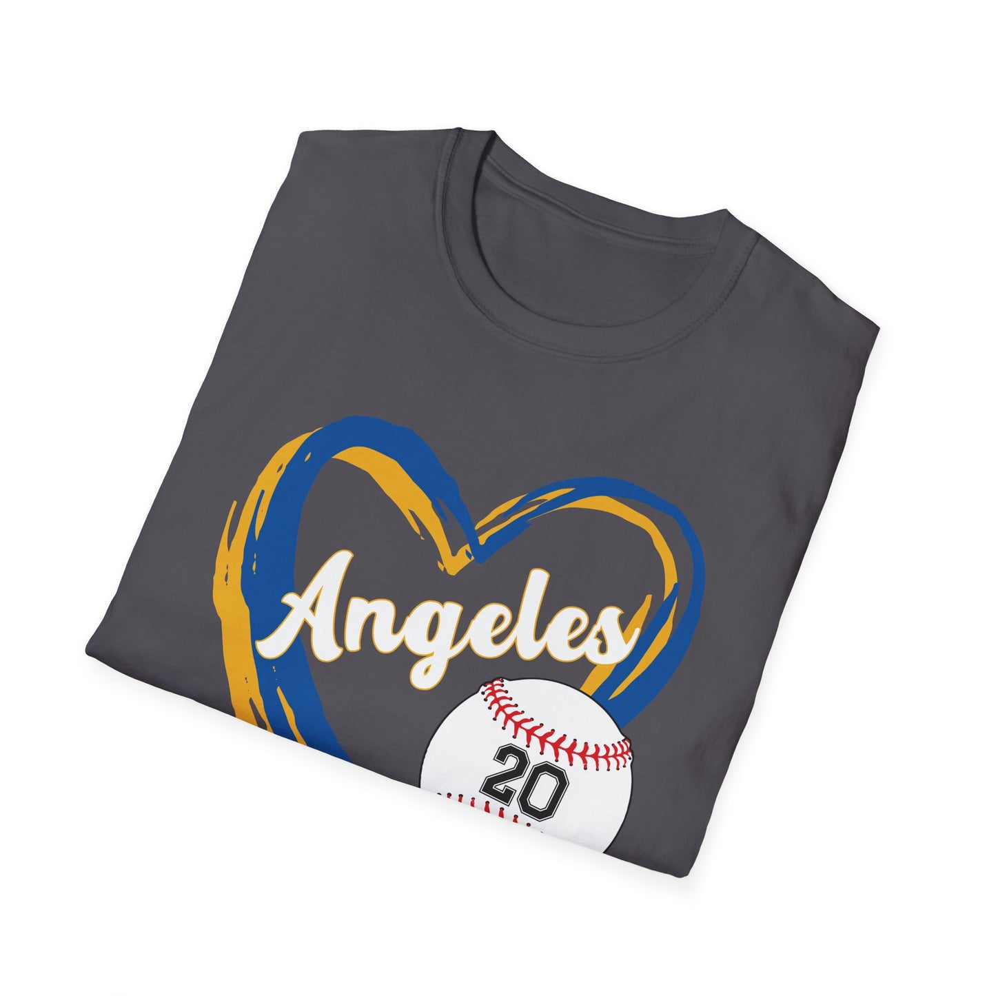 Personalized for Angeles (Heart + Name + Number) Shirt