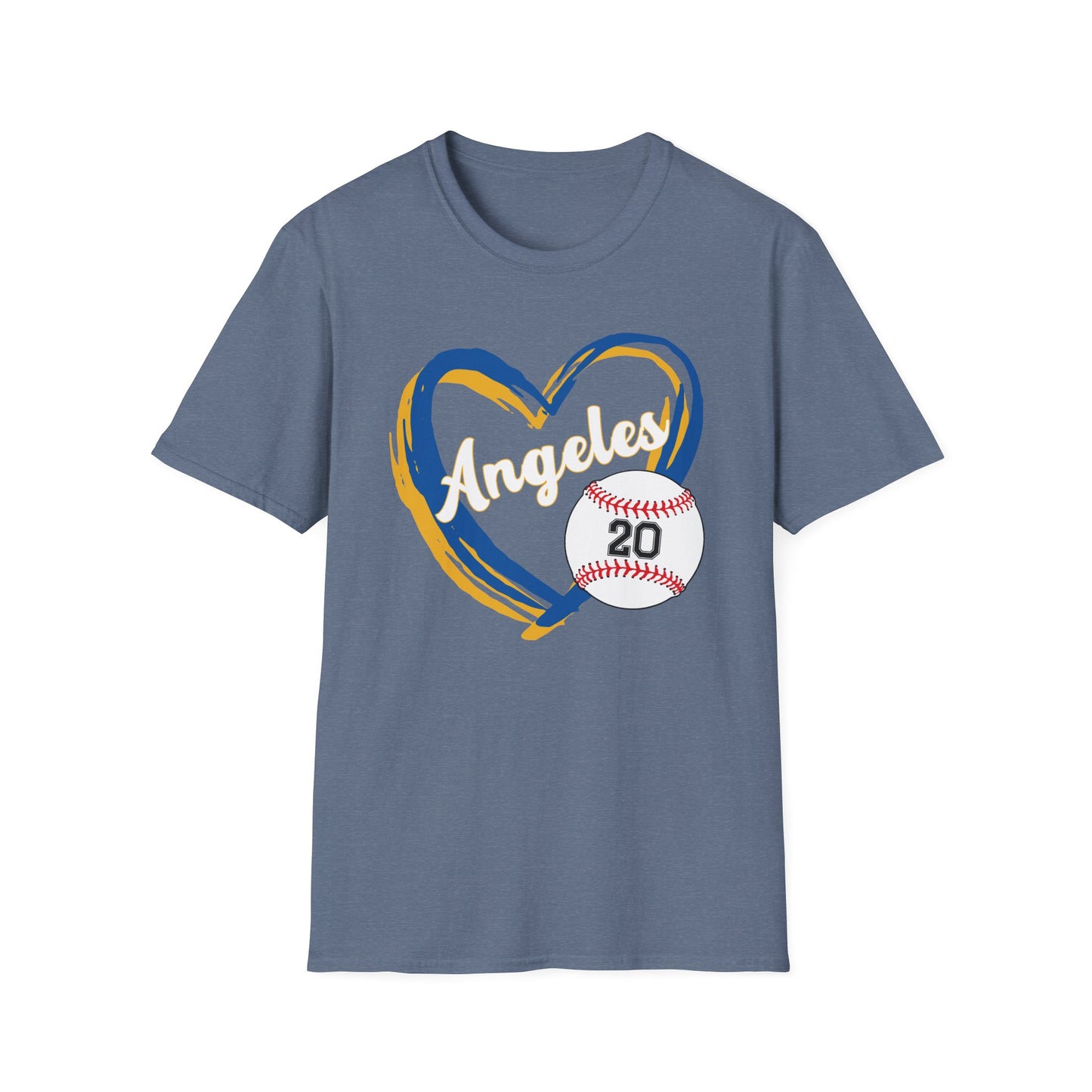 Personalized for Angeles (Heart + Name + Number) Shirt