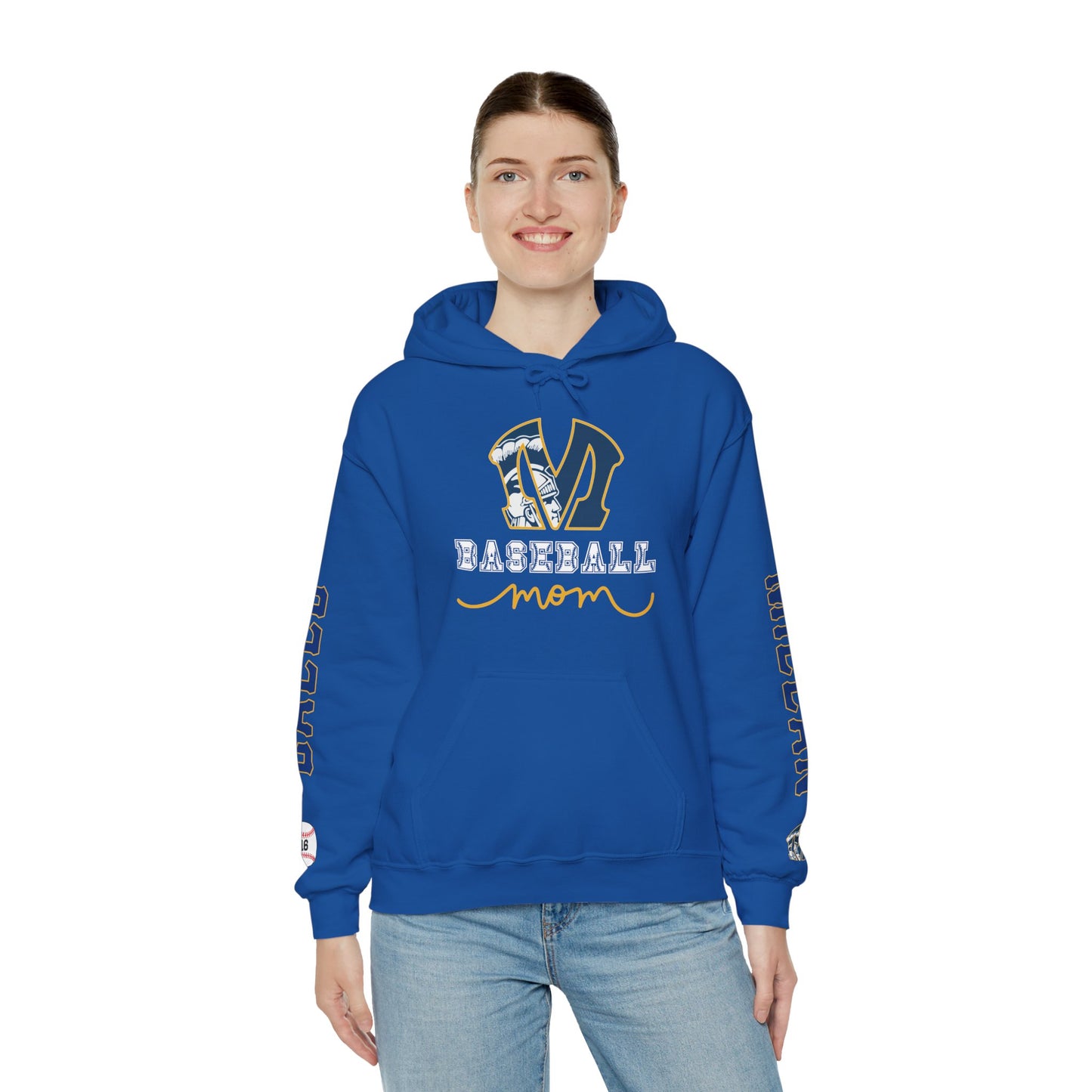 Personalized for Lynne "Milpitas Baseball Mom" Sweatshirt