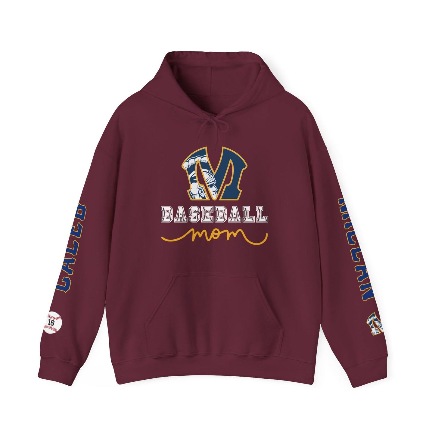 Personalized for Lynne "Milpitas Baseball Mom" Sweatshirt