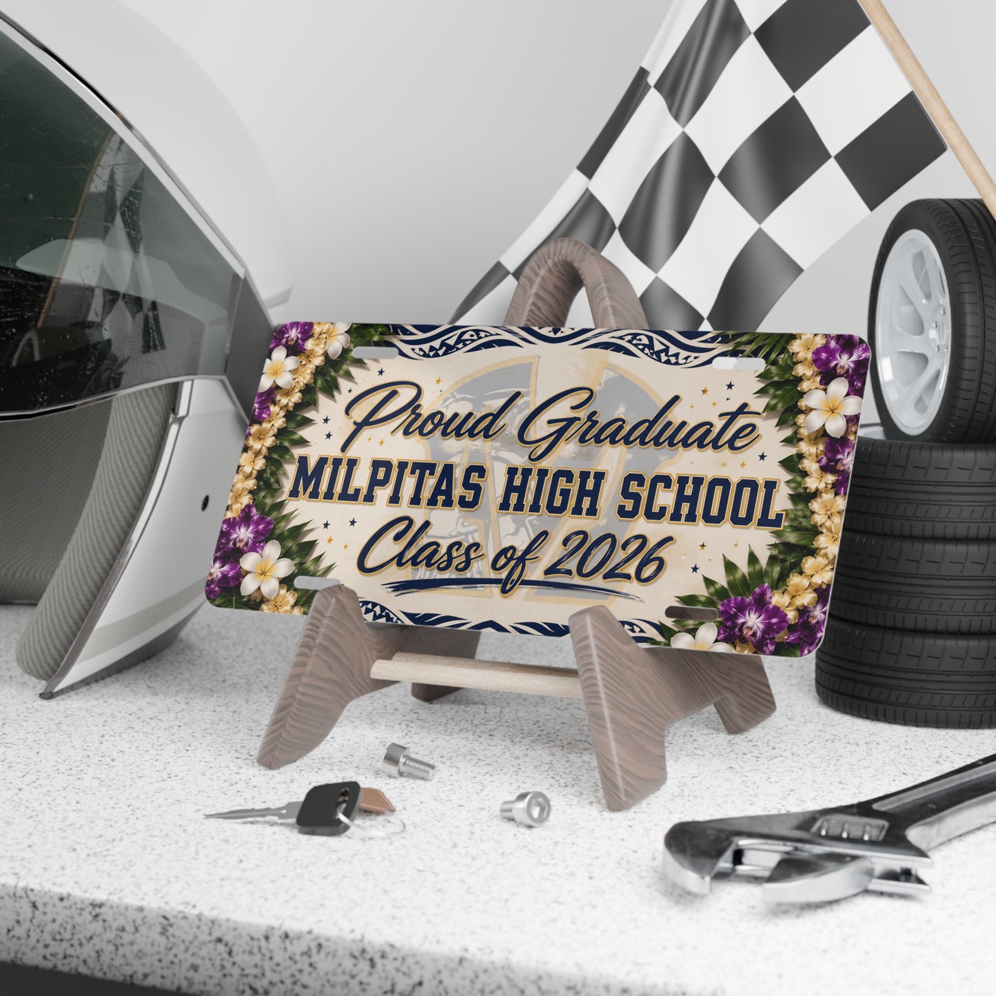 Proud Graduate Milpitas High School Class of 2026 #2 License Plate
