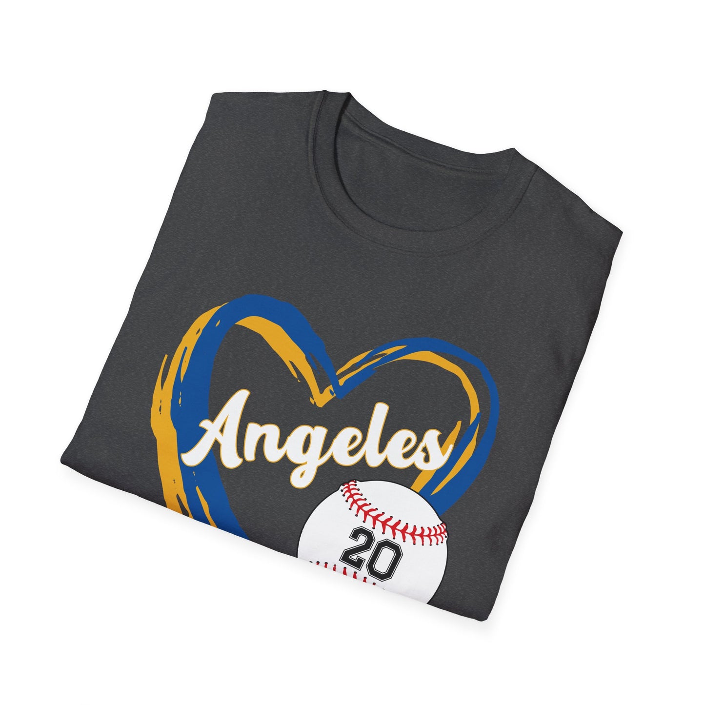 Personalized for Angeles (Heart + Name + Number) Shirt