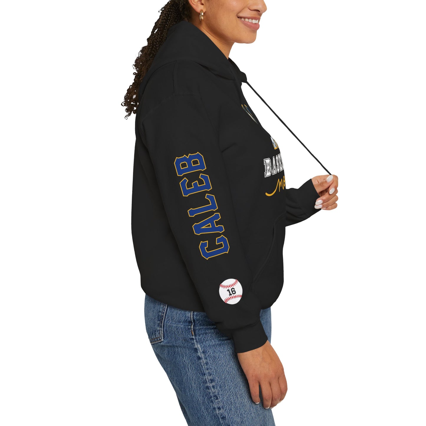 Personalized for Lynne "Milpitas Baseball Mom" Sweatshirt