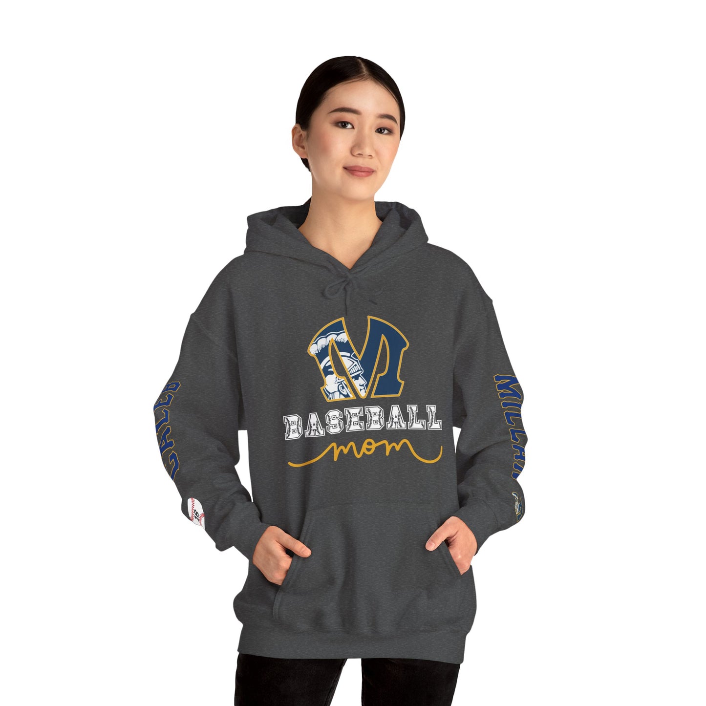 Personalized for Lynne "Milpitas Baseball Mom" Sweatshirt
