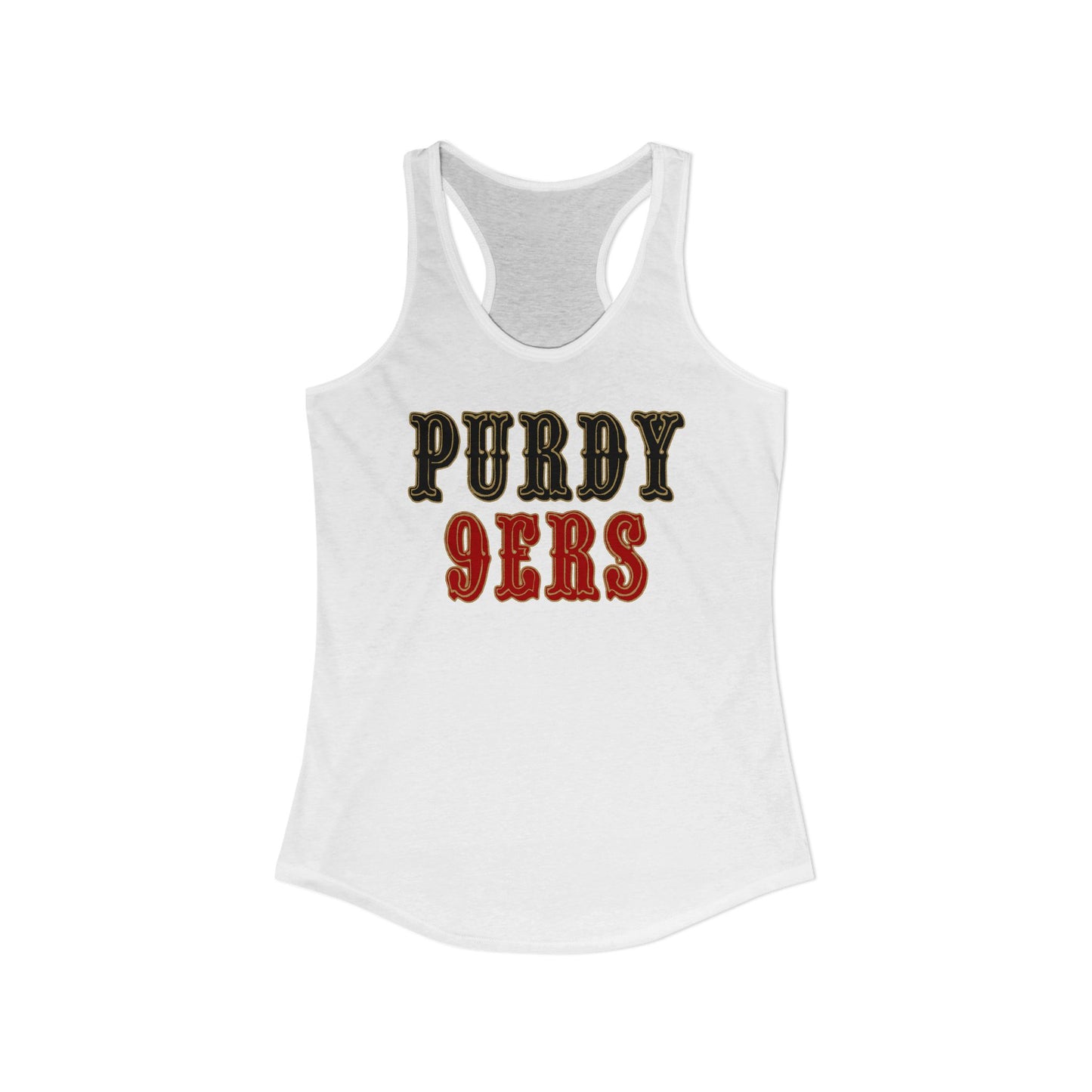 "Purdy 9ers" Racer Back Tank Top