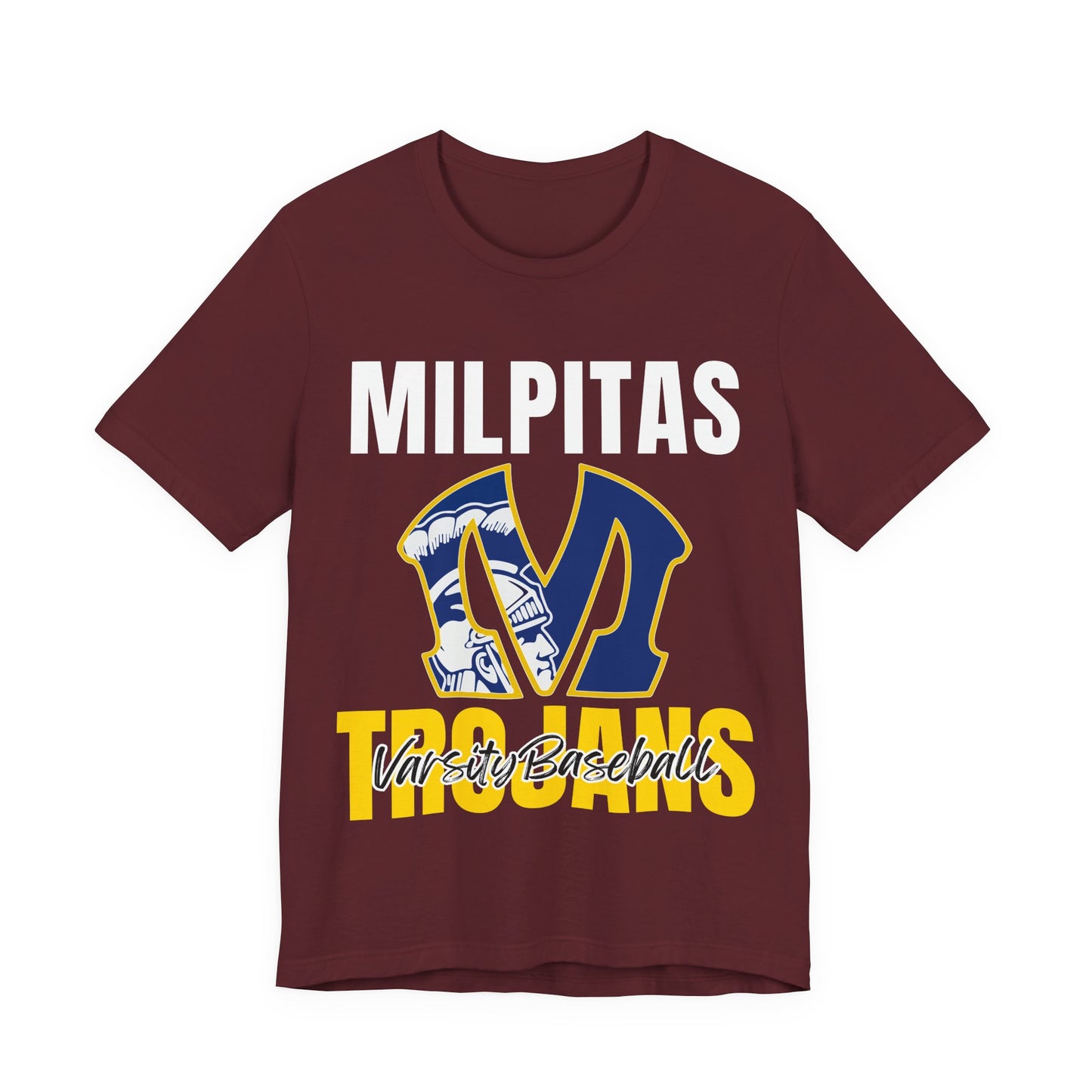 "Milpitas Varsity Baseball 4" Unisex Shirt