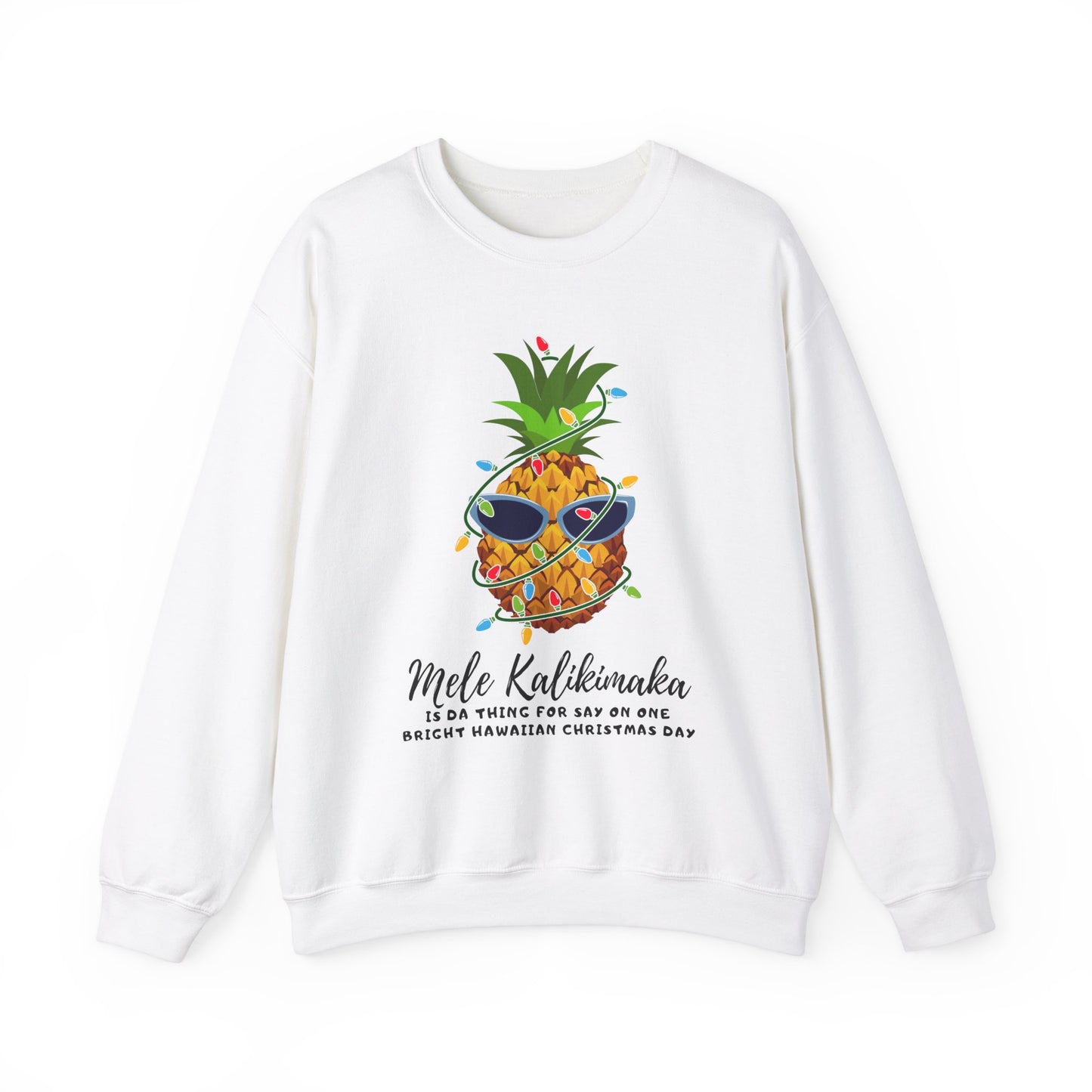 "Mele Kalikimaka" Pineapple Sweatshirt