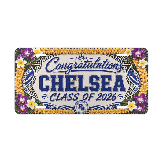 Customized License Plate for Chelsea 3