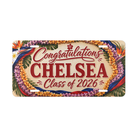 Customized License Plate for Chelsea 2