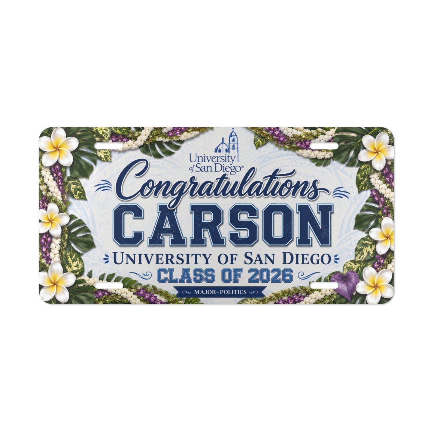 Customized License Plate for Carson 2