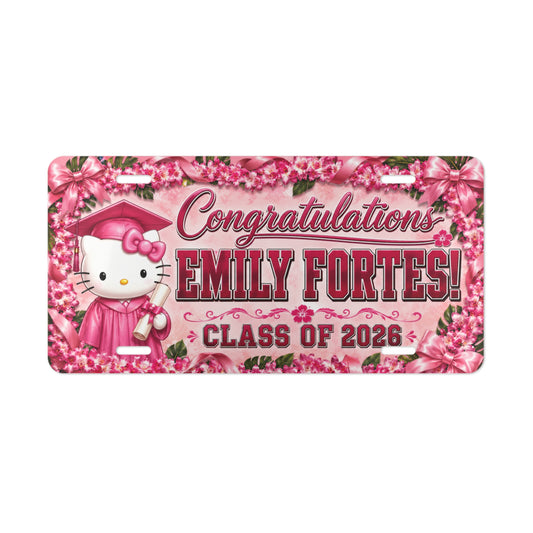 Customized License Plate for Emily 1