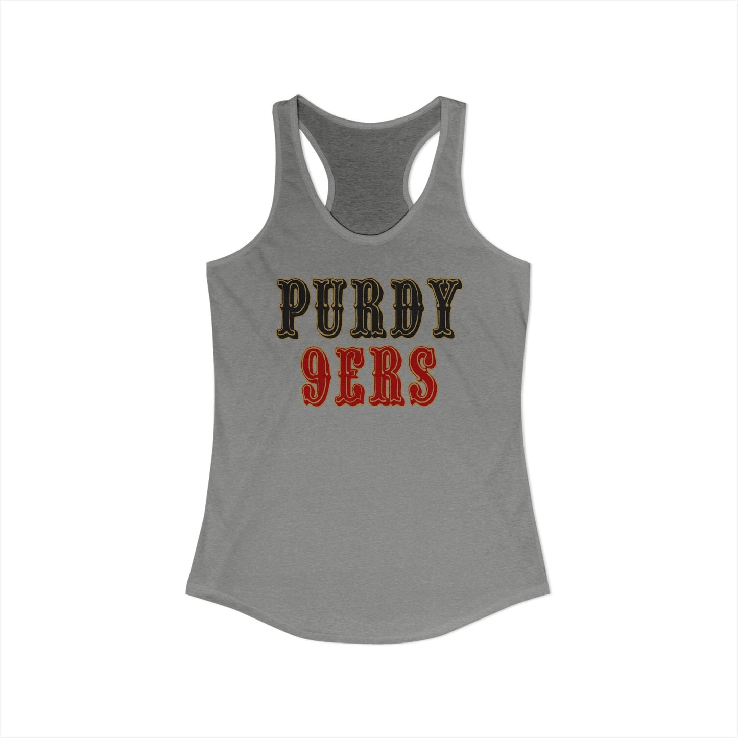 "Purdy 9ers" Racer Back Tank Top