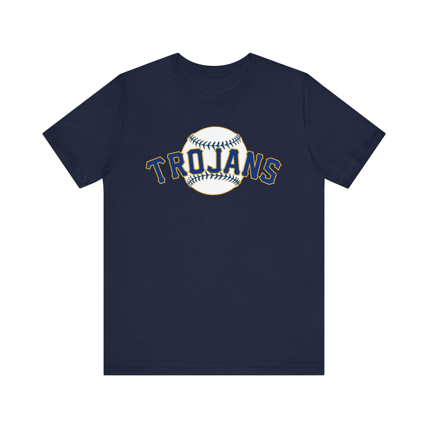 Personalized for Caleb "Trojans" (Team/Logo + First/Last Name + Number on back)