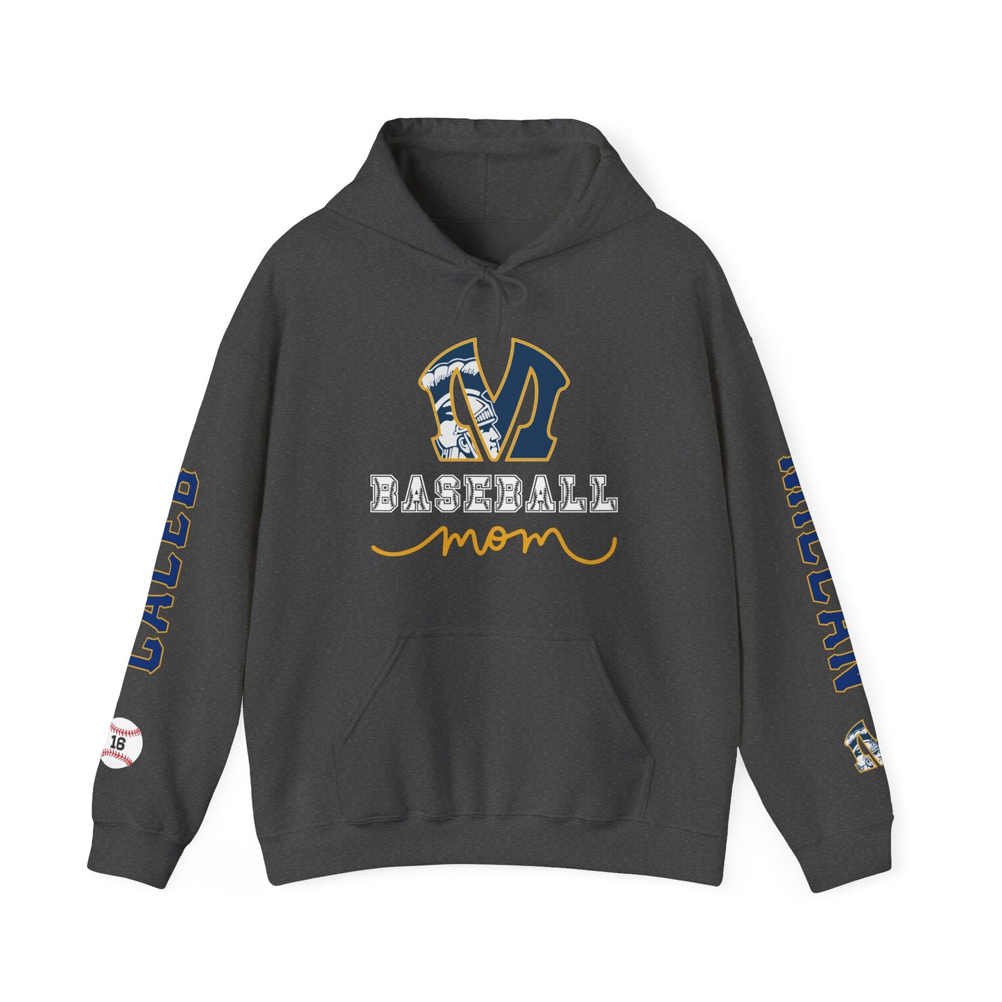 Personalized for Lynne "Milpitas Baseball Mom" Sweatshirt