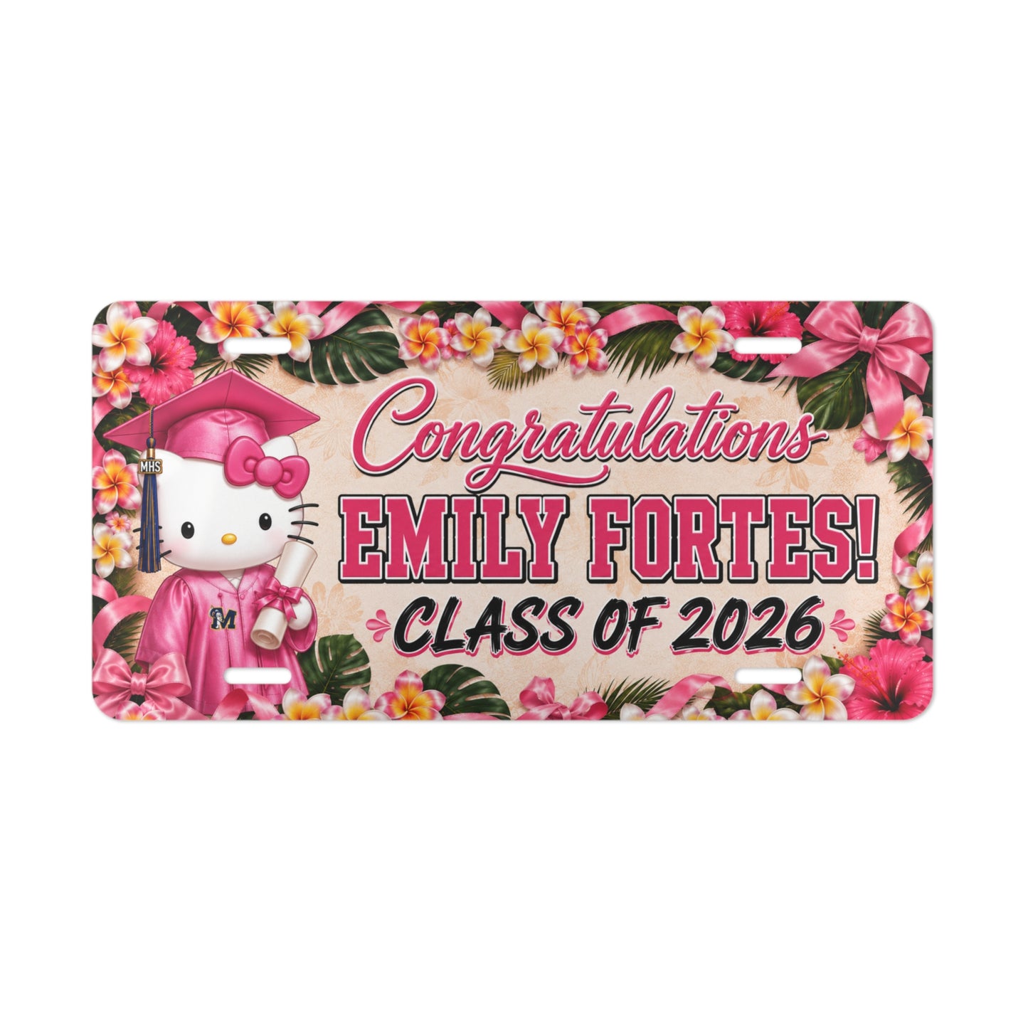 Customized License Plate for Emily 4