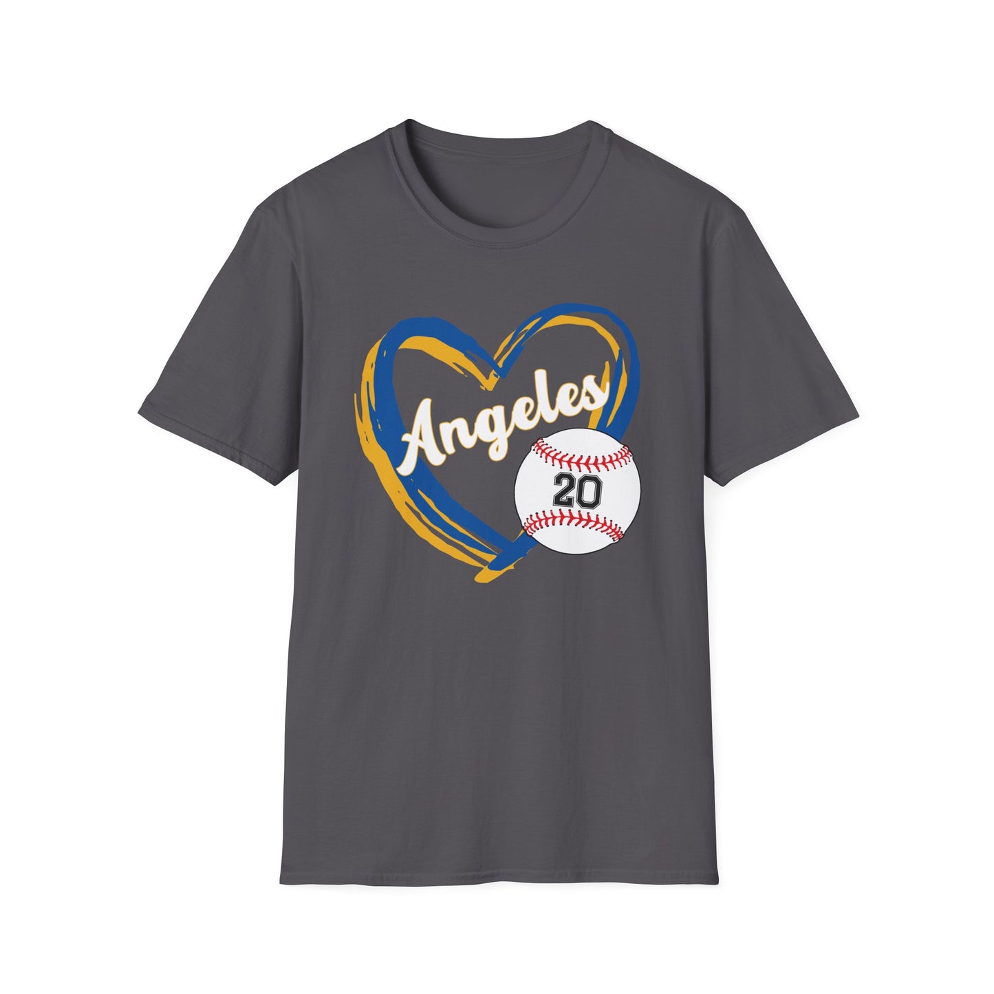 Personalized for Angeles (Heart + Name + Number) Shirt