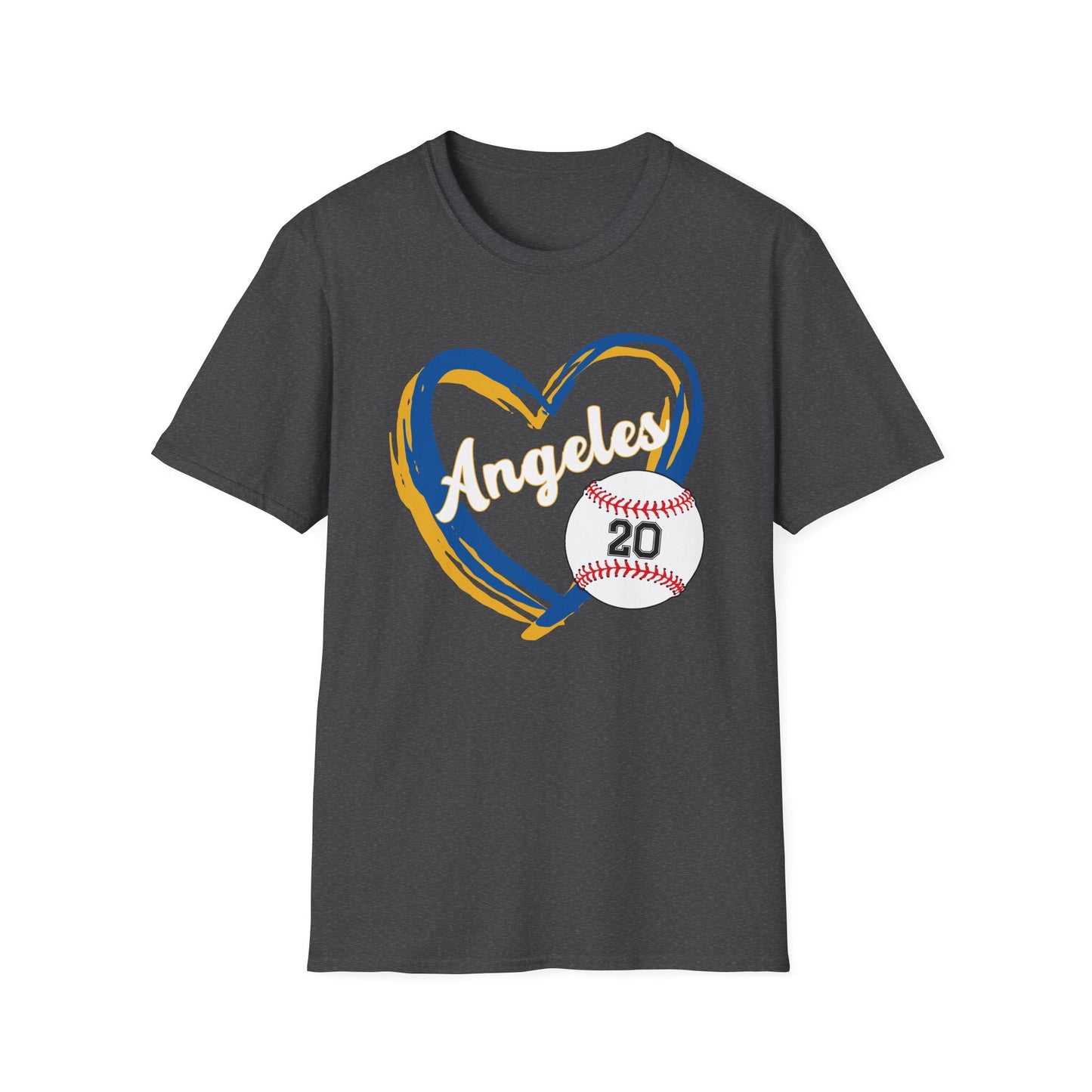 Personalized for Angeles (Heart + Name + Number) Shirt