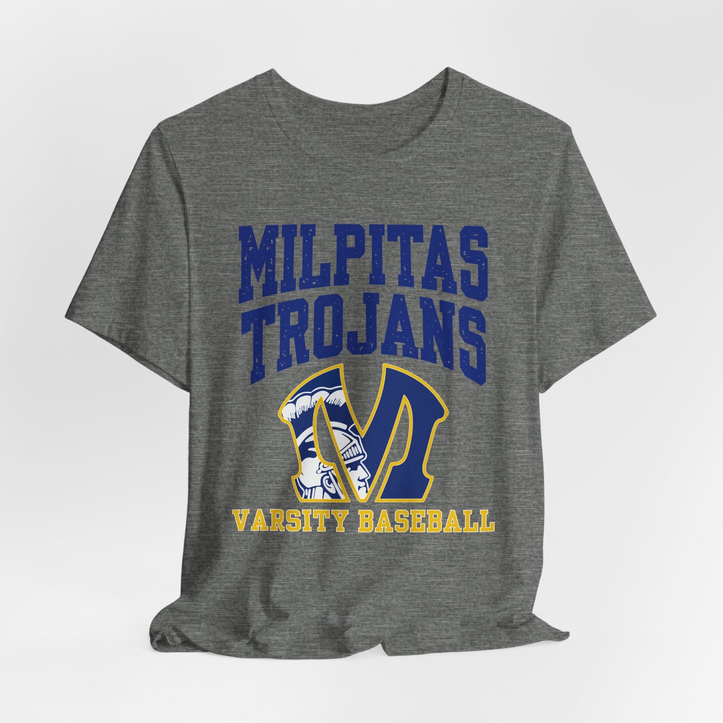 "Milpitas Varsity Baseball 7" Unisex Shirt
