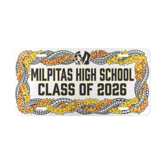 Milpitas High School Class of 2026 License Plate