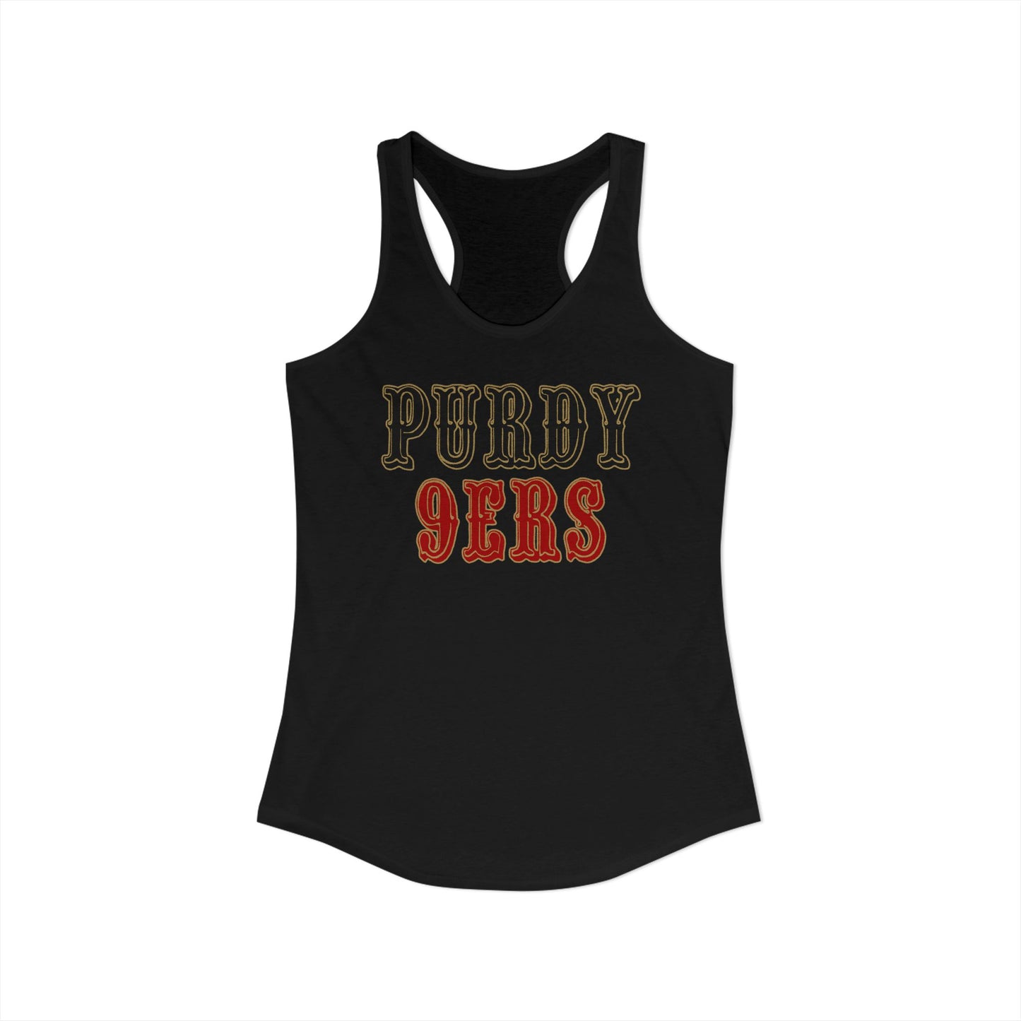 "Purdy 9ers" Racer Back Tank Top