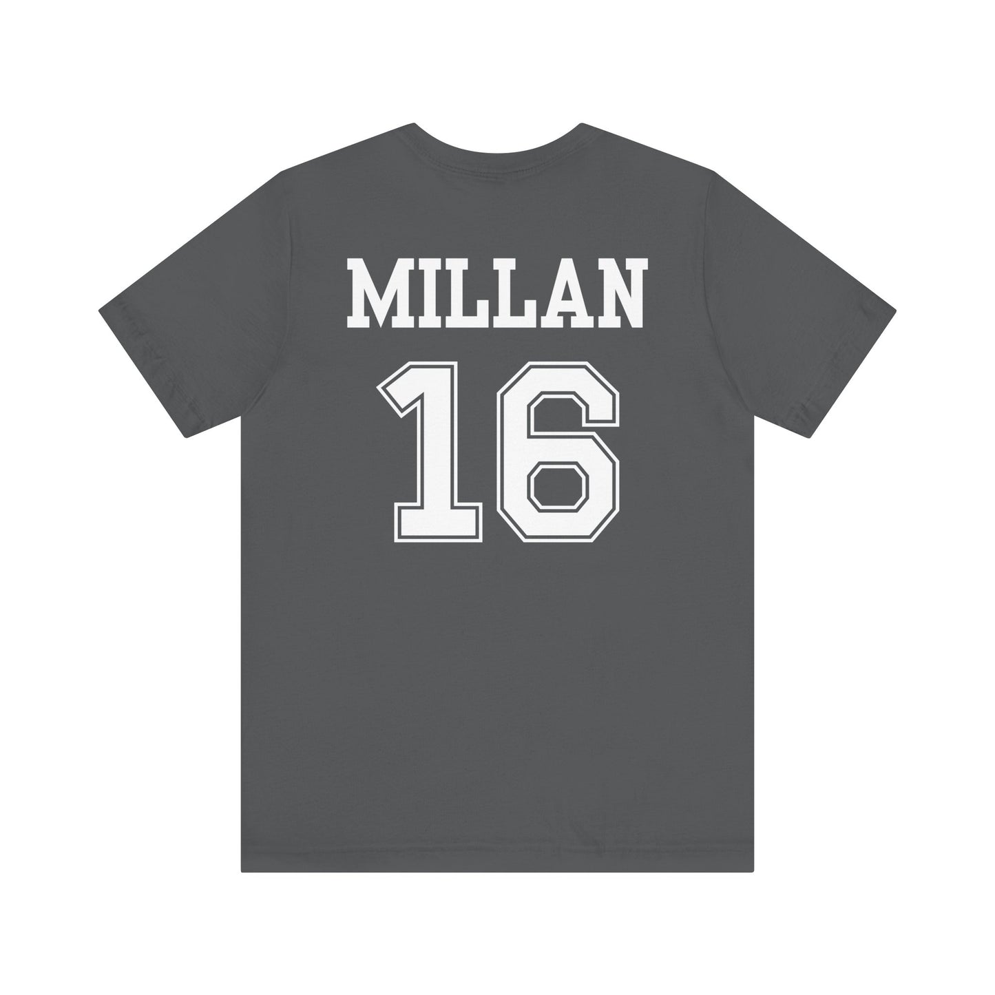Personalized for Caleb "Trojans" (Team/Logo + First/Last Name + Number on back)