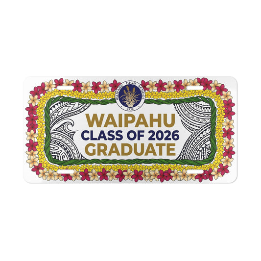Waipahu Class of 2026 Graduate License Plate #2