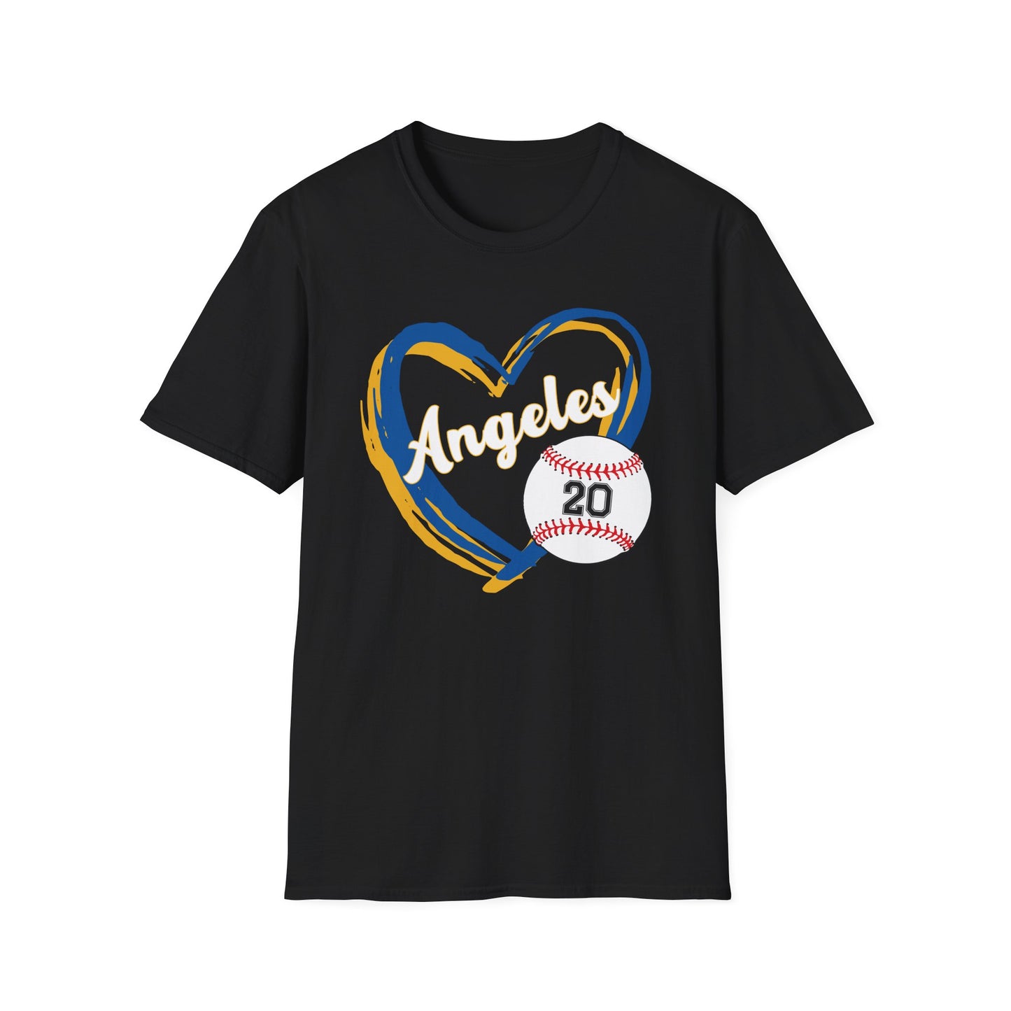 Personalized for Angeles (Heart + Name + Number) Shirt