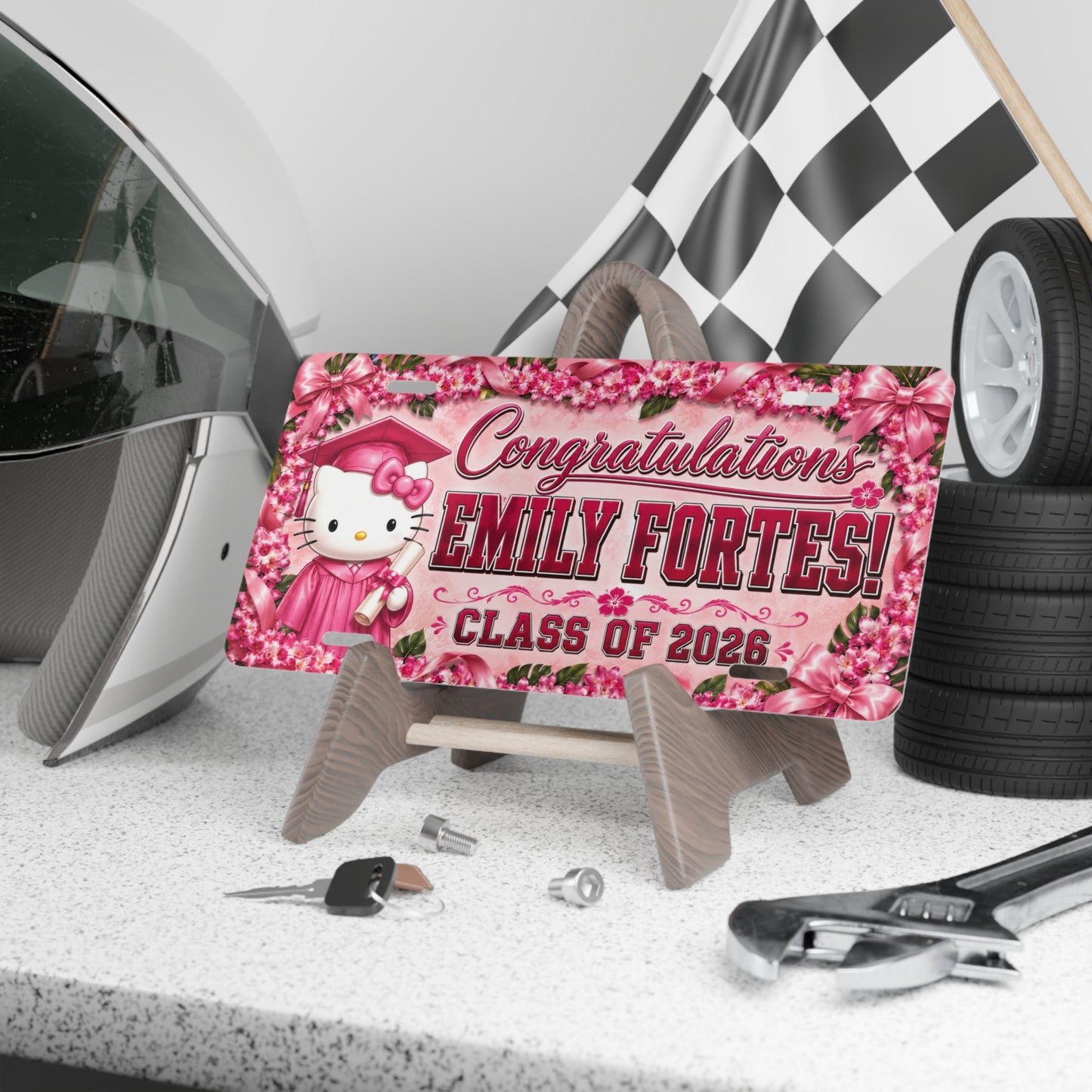 Customized License Plate for Emily 1