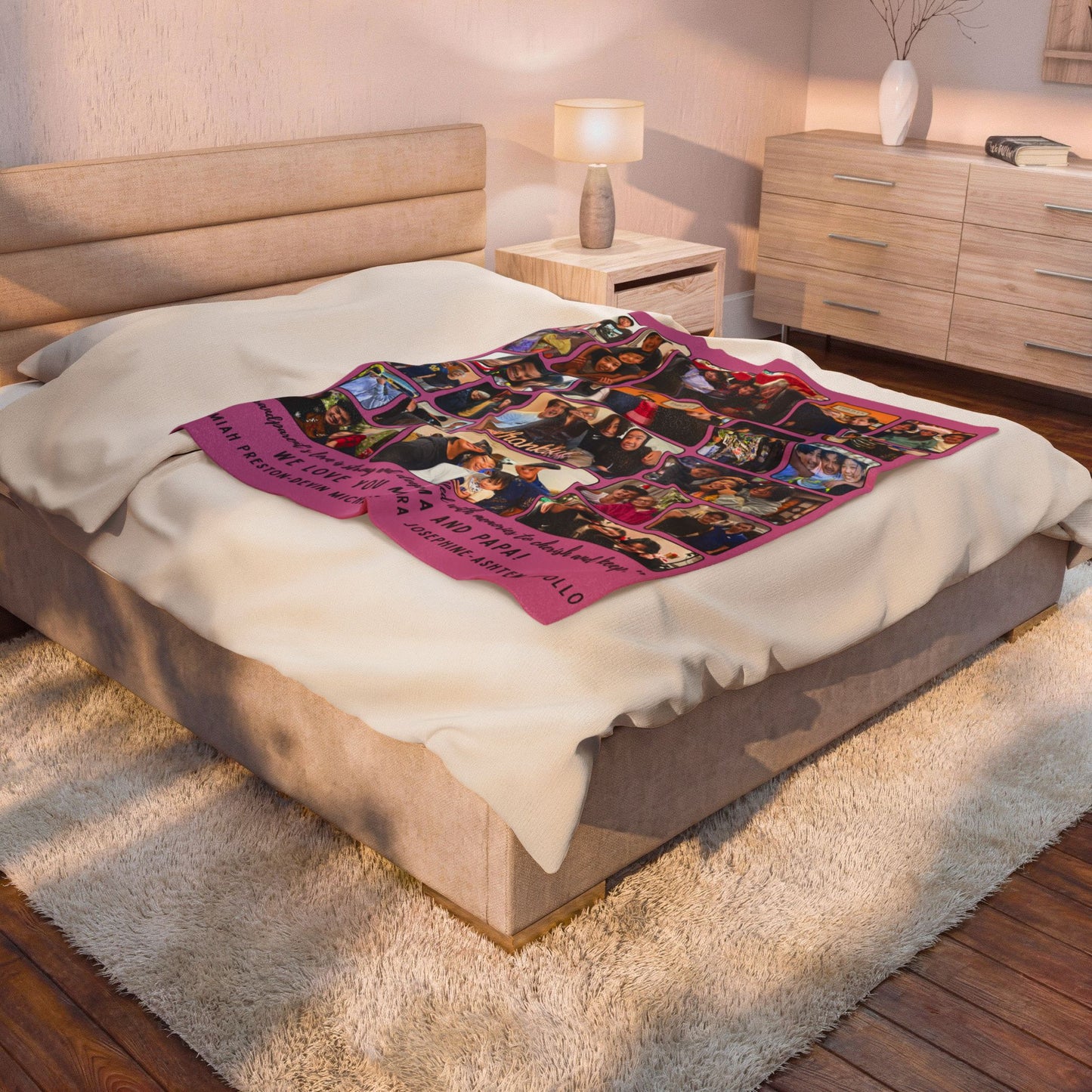 Personalized Collage Blanket for Mama T (60" x80")