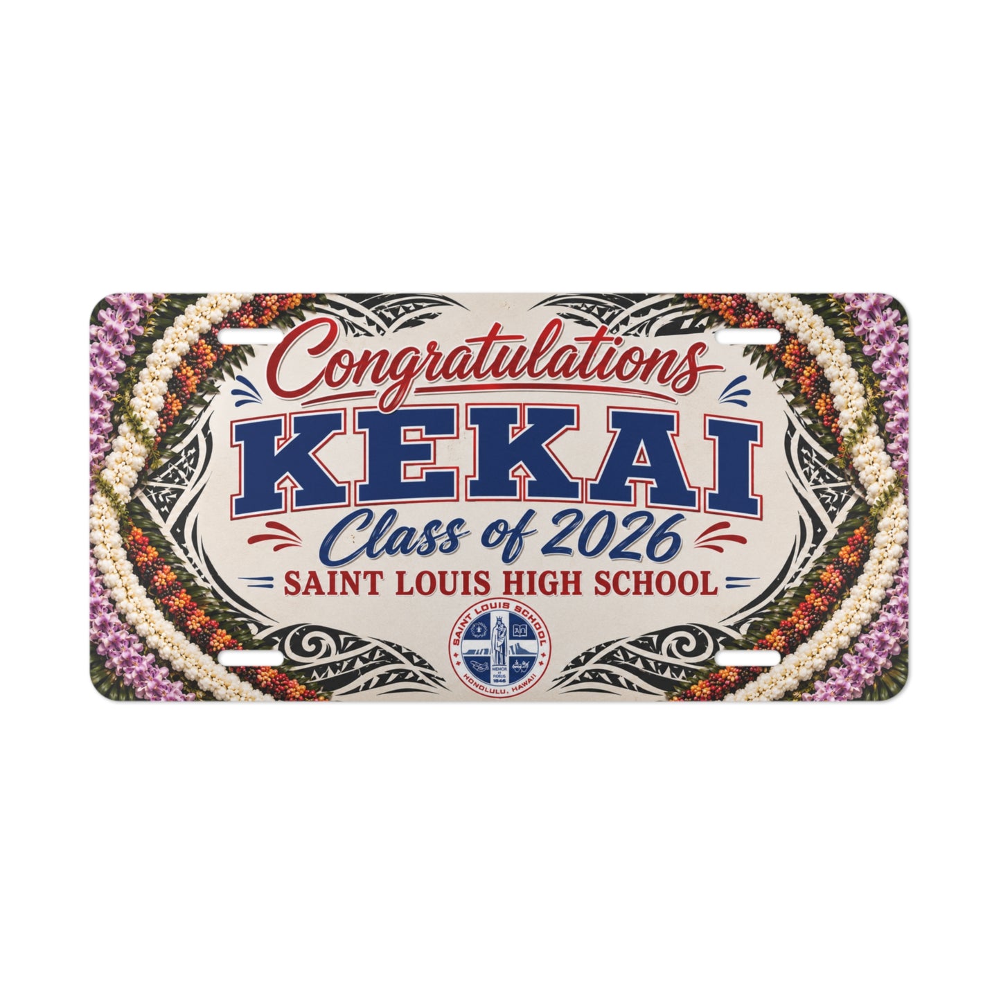 Customized License Plate for Kekai 2
