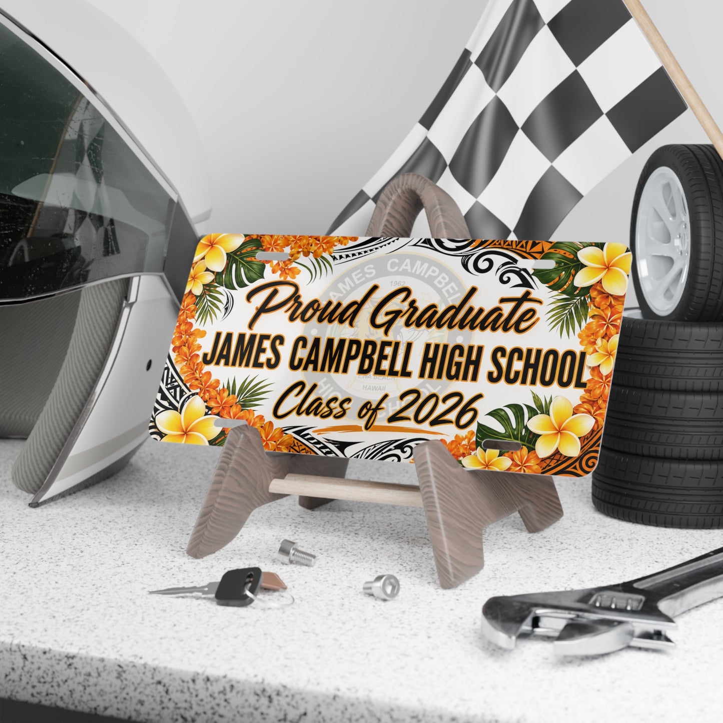 Proud Graduate James Campbell High School Class of 2026 License Plate