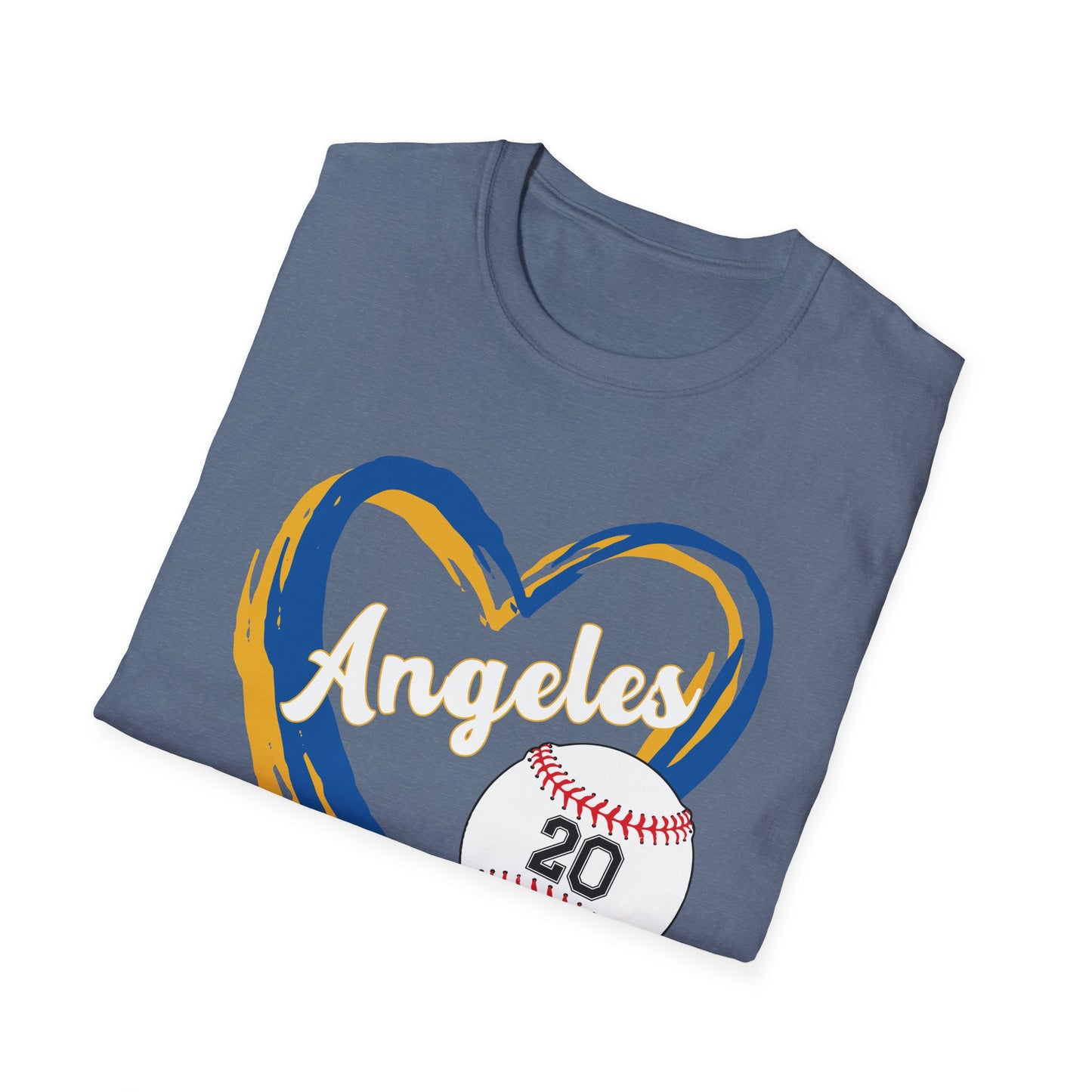 Personalized for Angeles (Heart + Name + Number) Shirt