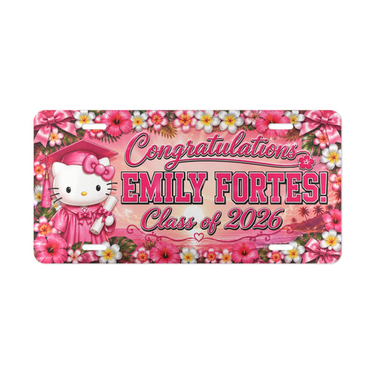 Customized License Plate for Emily 2