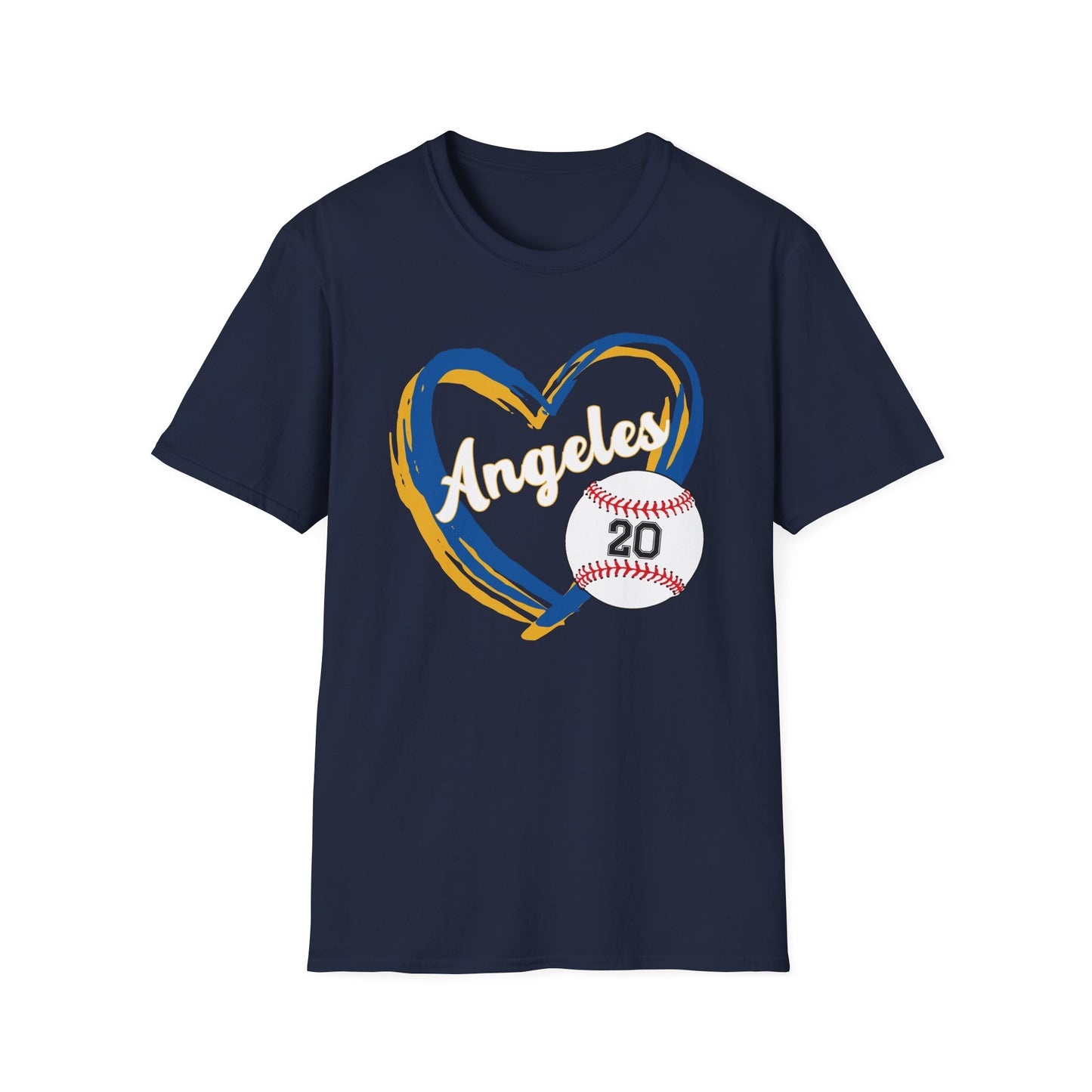 Personalized for Angeles (Heart + Name + Number) Shirt