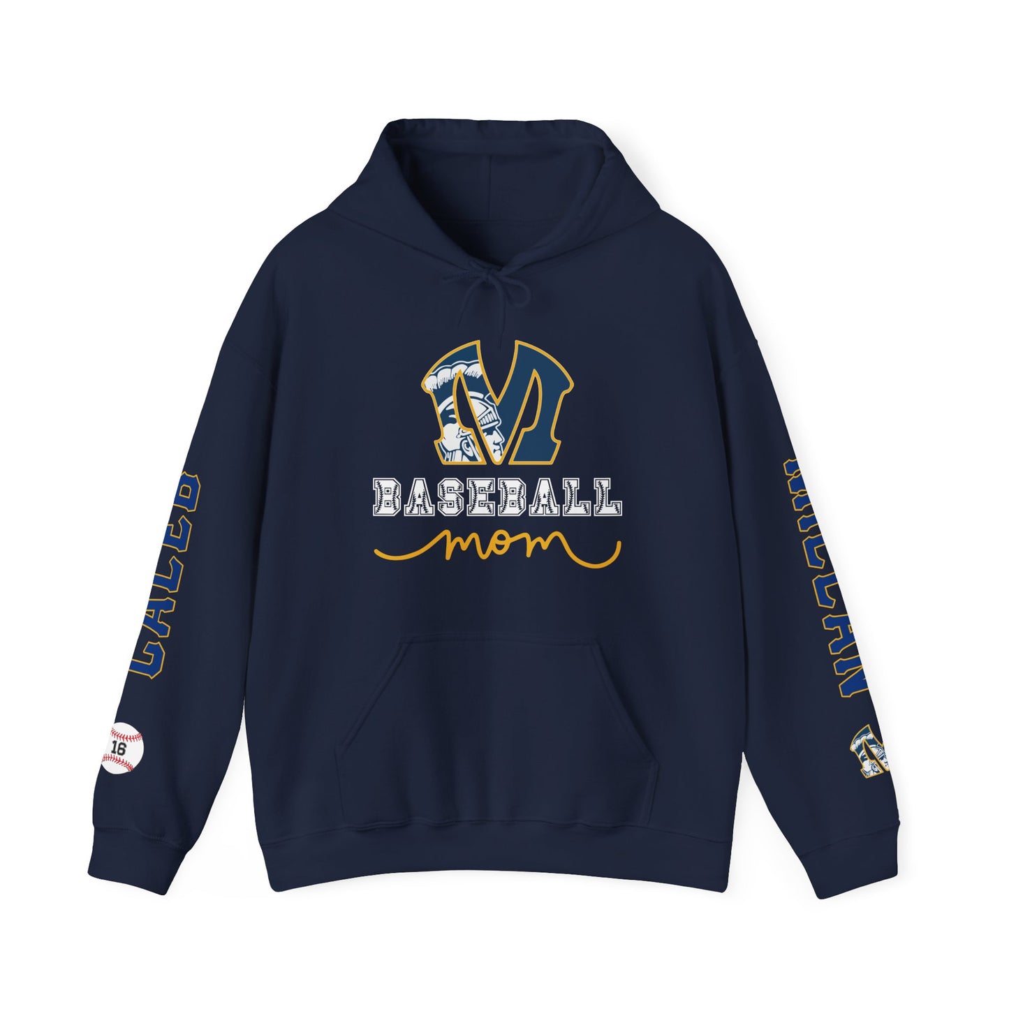 Personalized for Lynne "Milpitas Baseball Mom" Sweatshirt